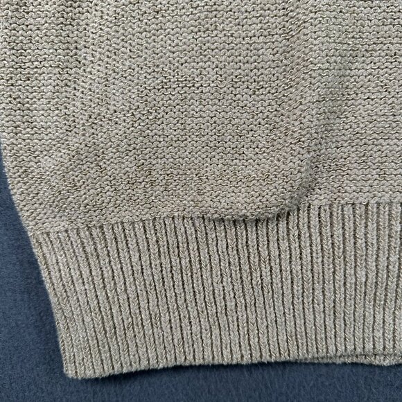 Ann Taylor Sweater Womens XS Metallic Short Sleeve Puff Shoulder Pullover Knit - Picture 8 of 10